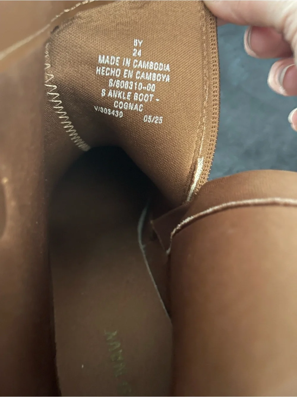Girl’s Tan Leather Ankle Boots - Casual Western-Inspired Chelsea